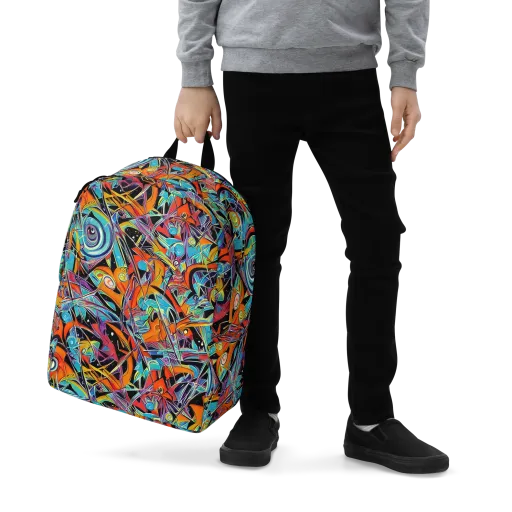Infinite Color Crash on a Minimalist Backpack