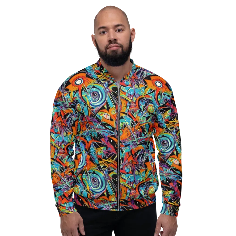 Infinite Color Crash on Bomber Jacket — Front