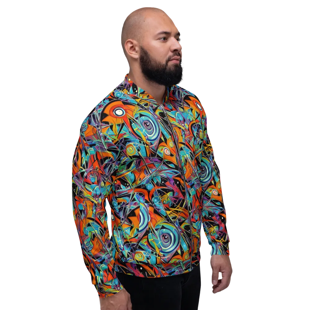 Infinite Color Crash on Bomber Jacket — Right