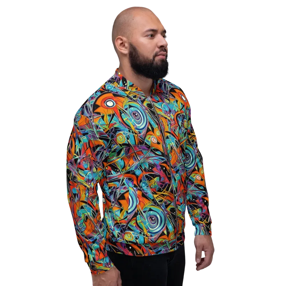 Infinite Color Crash on Bomber Jacket — Right
