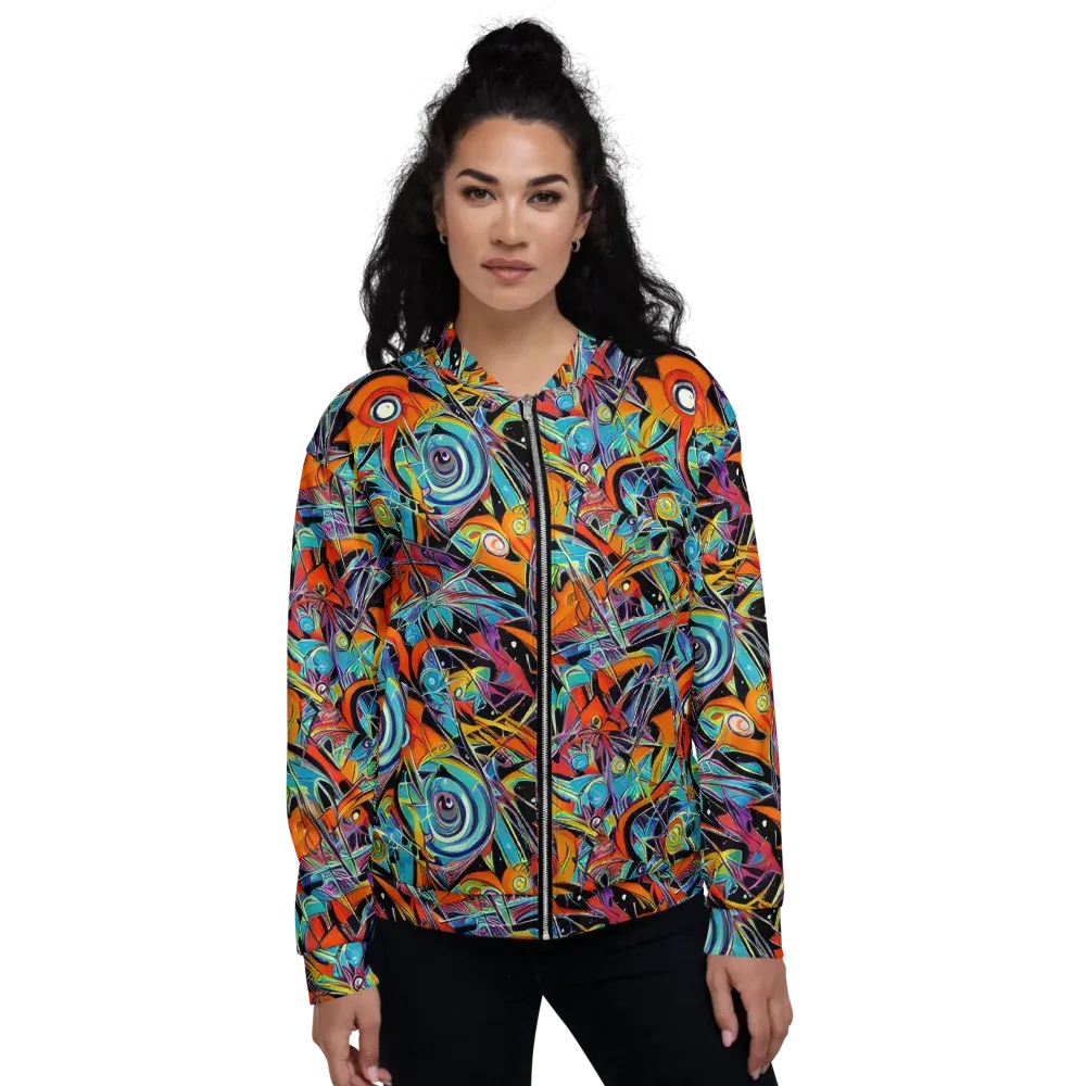 Infinite Color Crash on Bomber Jacket — Front