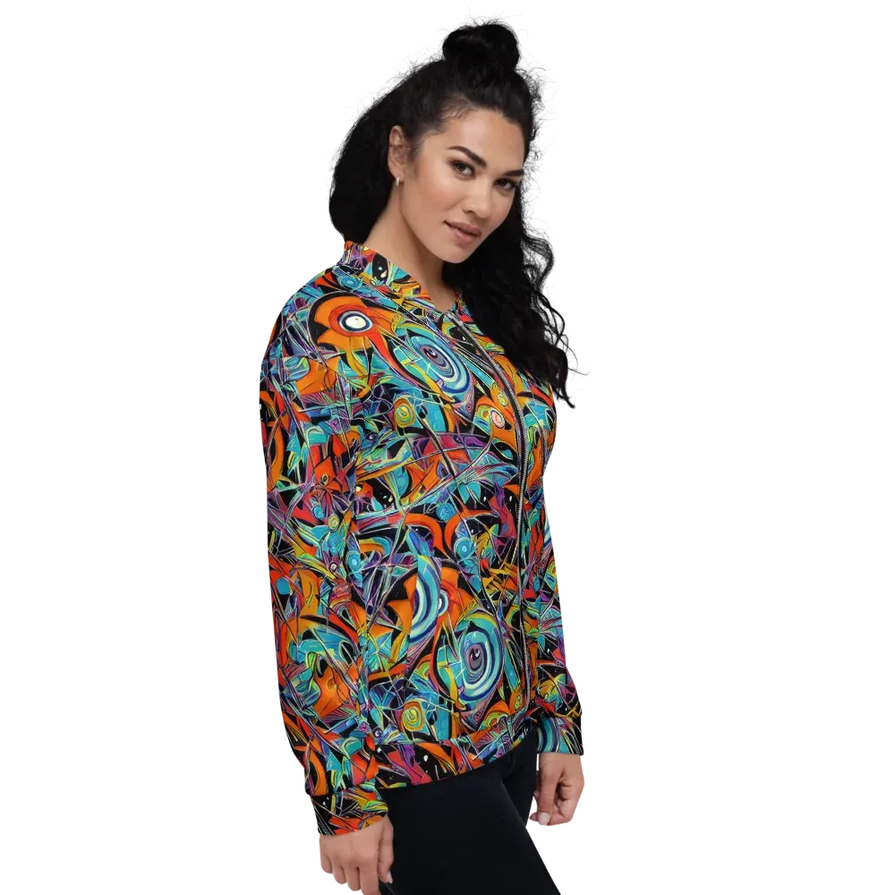 Infinite Color Crash on Bomber Jacket — Right