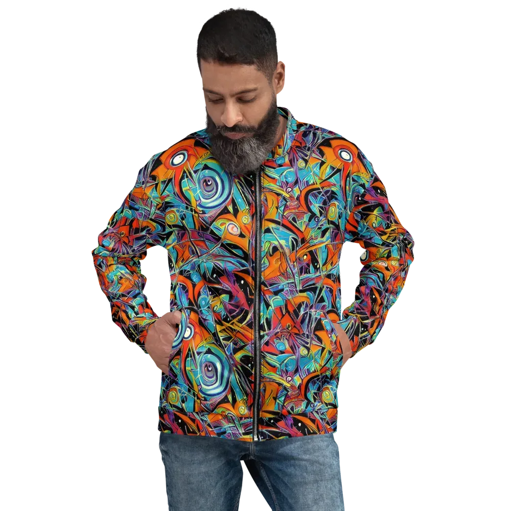 Infinite Color Crash on Bomber Jacket — Front