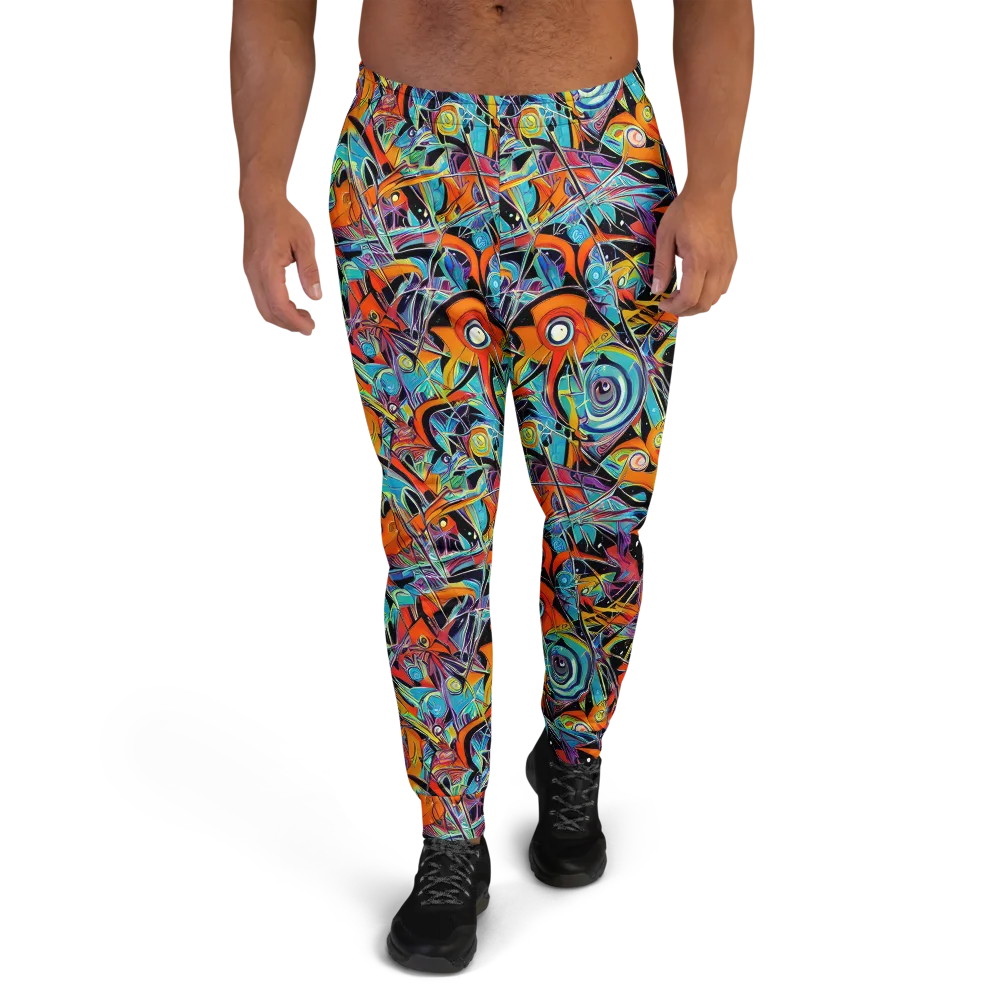 Infinite Color Crash on Men's Joggers — Front