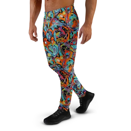 Infinite Color Crash on a Men's Joggers