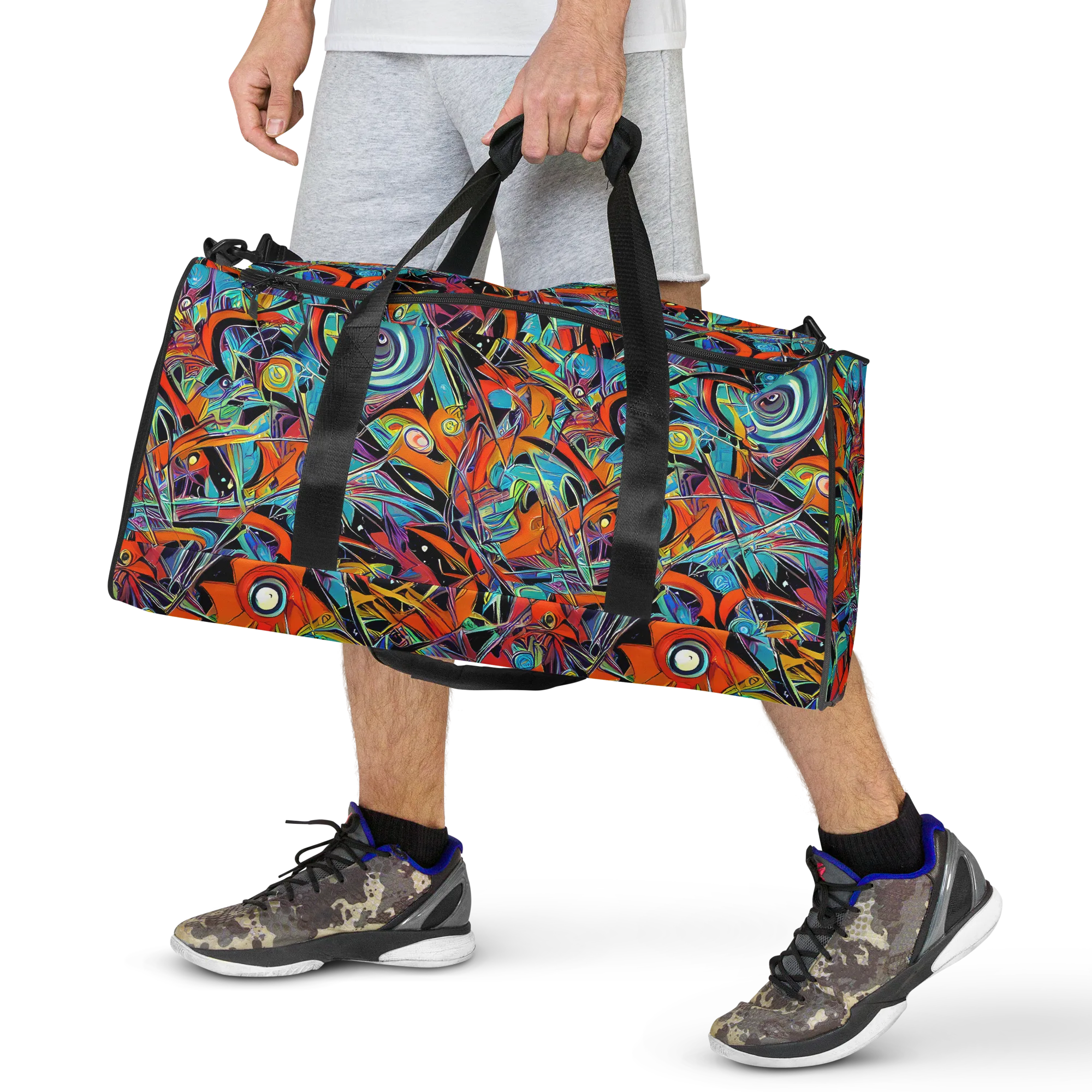 Infinite Color Crash on Duffle Bag — Front