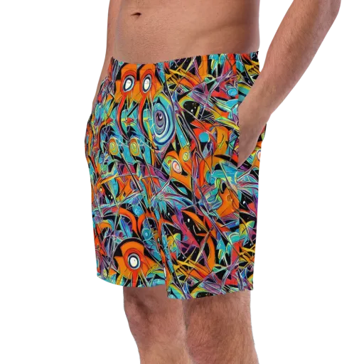 Infinite Color Crash on a Swim Trunks