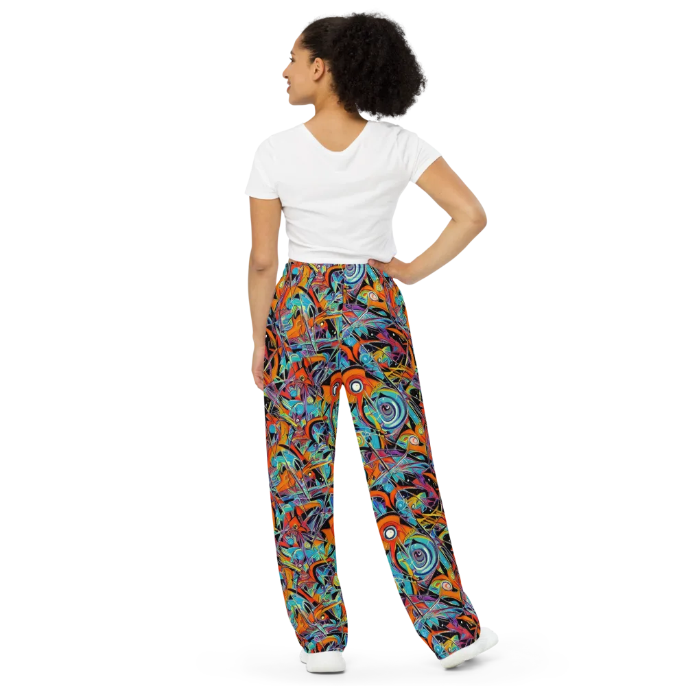 Infinite Color Crash on Wide-Leg Pants — Back