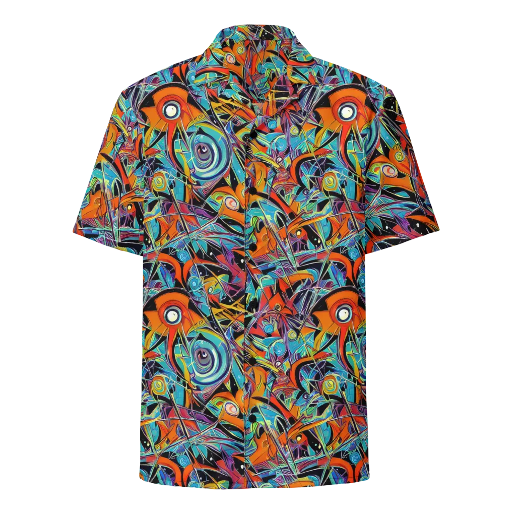 Infinite Color Crash on Button Shirt — Front