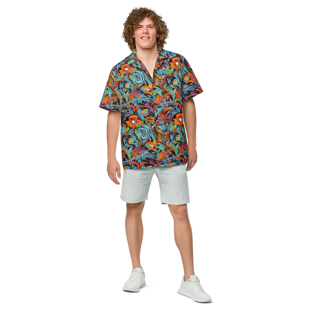 Infinite Color Crash on Button Shirt — Front