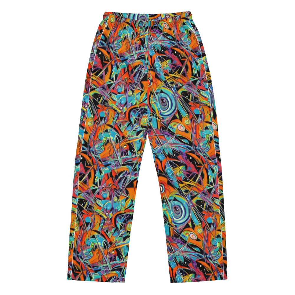 Infinite Color Crash on Women's Pajama Pants — Front