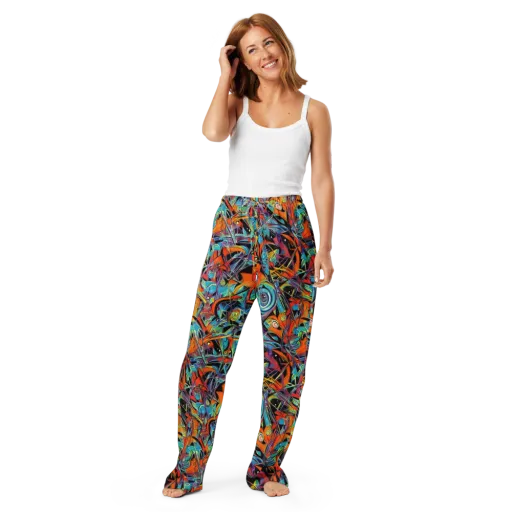 Infinite Color Crash on a Women's Pajama Pants