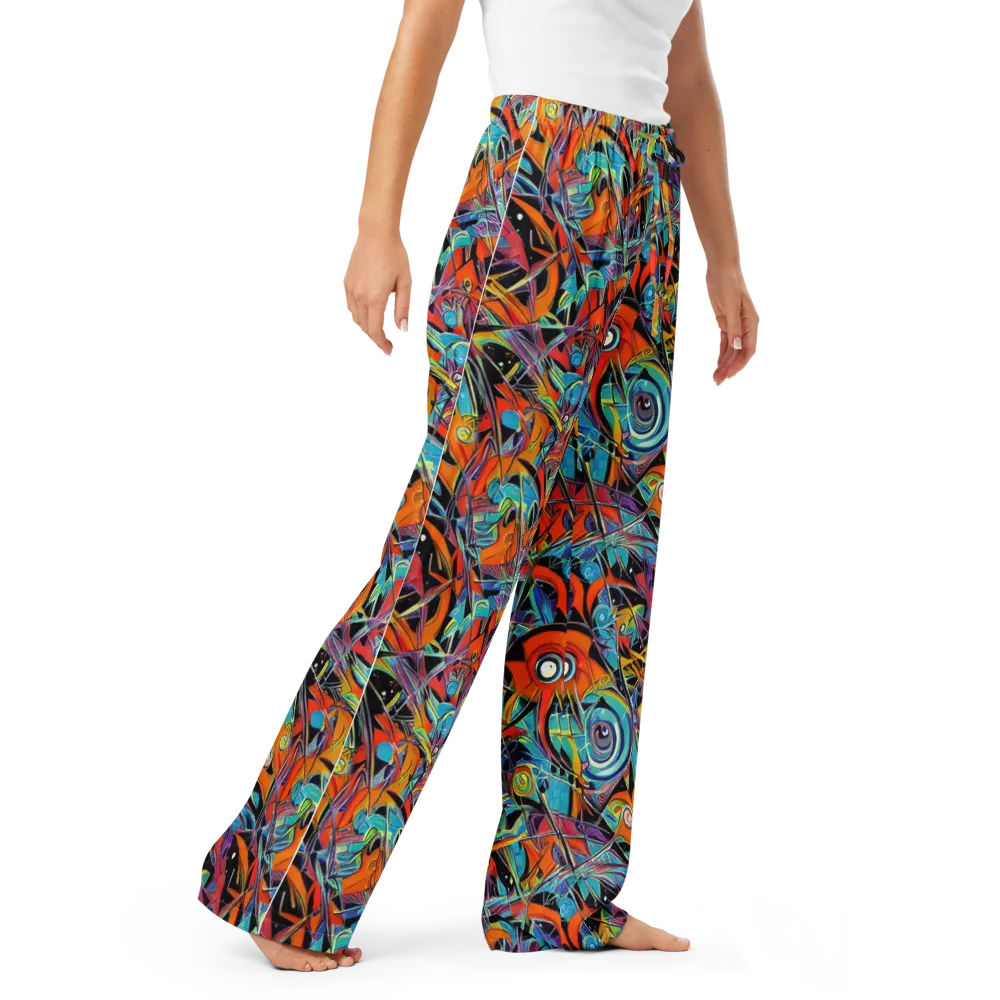 Infinite Color Crash on Women's Pajama Pants — Right Front