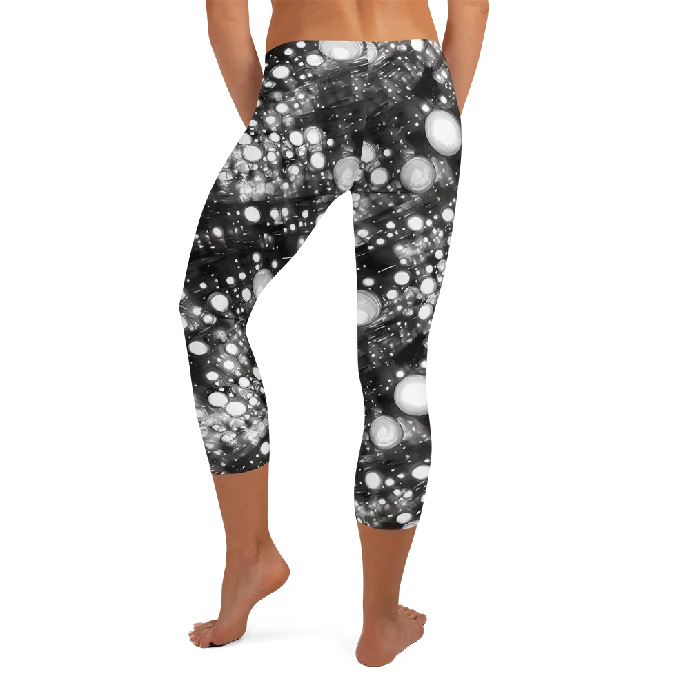 Cosmic Cell on Capri Leggings — Back