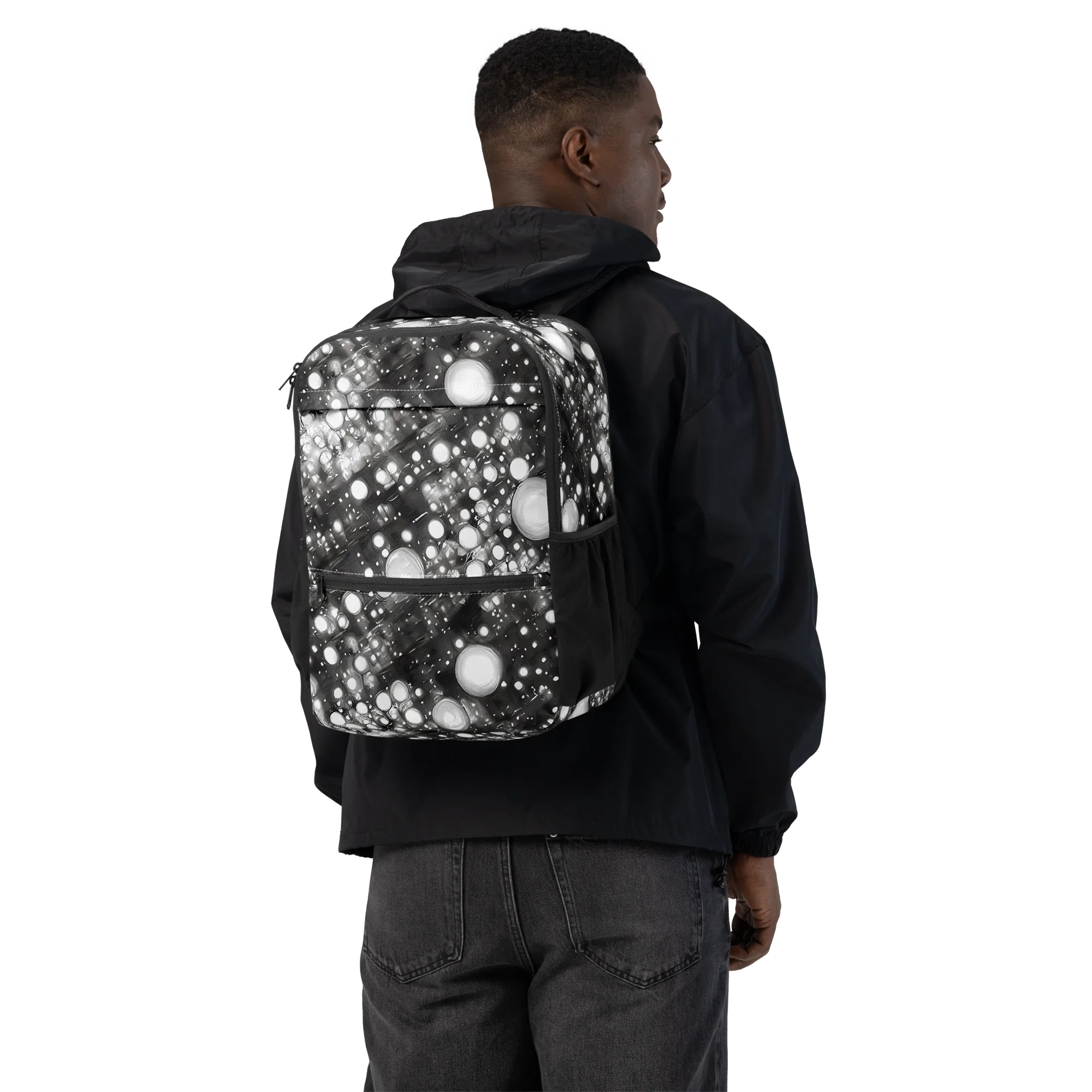 Cosmic Cell on Utility Backpack — Back