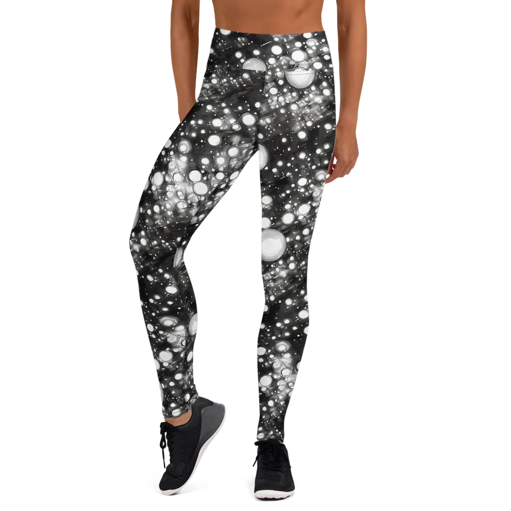 Cosmic Cell on Yoga Leggings — Front