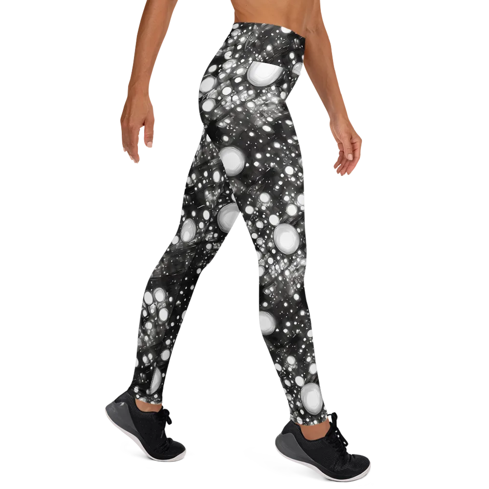 Cosmic Cell on Yoga Leggings — Right