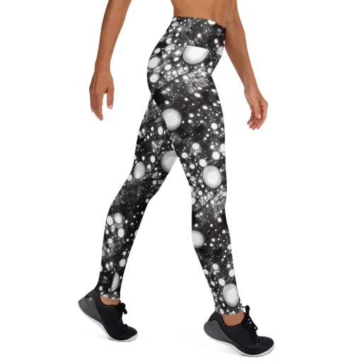 Cosmic Cell on a Yoga Leggings