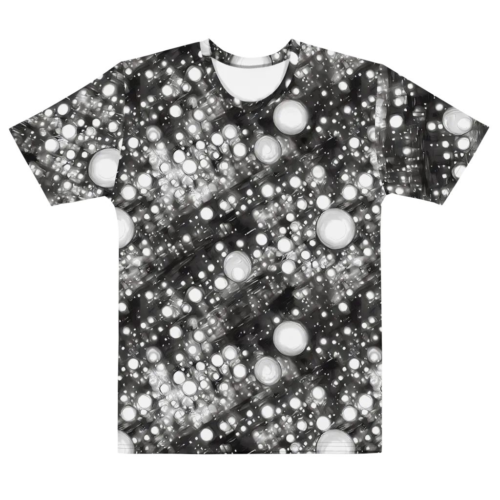 Cosmic Cell on Men's Cotton Crew Neck T-Shirt — Front