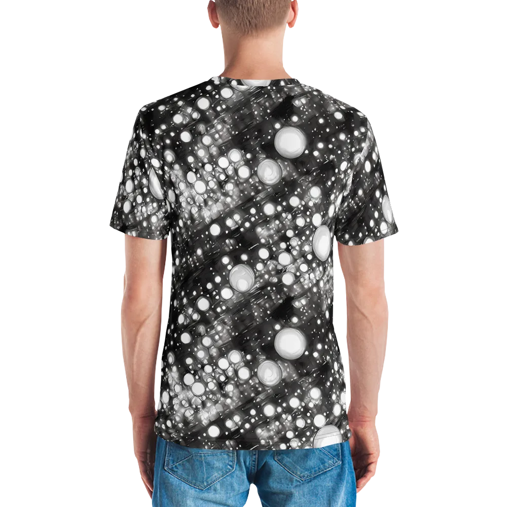 Cosmic Cell on Men's Crew Neck T-Shirt — Back