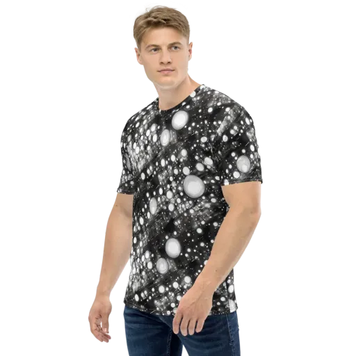 Cosmic Cell on a Men's Crew Neck T-Shirt