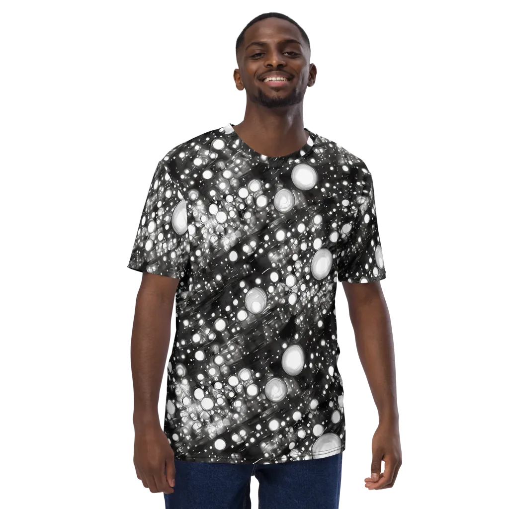 Cosmic Cell on Men's Crew Neck T-Shirt — Front