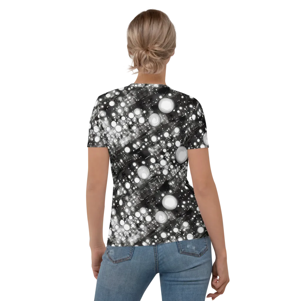 Cosmic Cell on Women's Crew Neck T-Shirt — Back