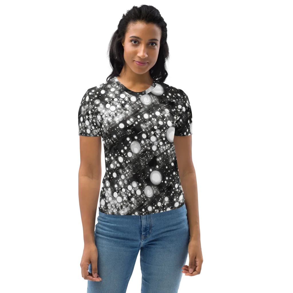Cosmic Cell on Women's Crew Neck T-Shirt — Front