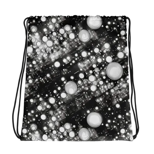 Cosmic Cell on a Drawstring Bag