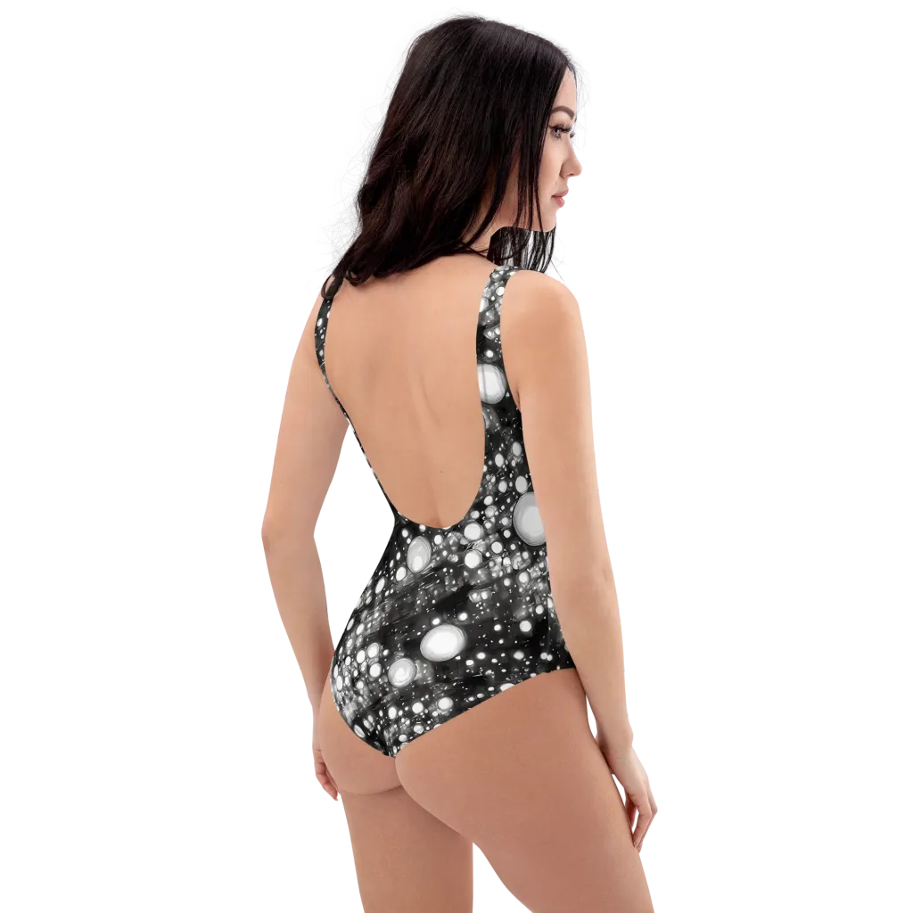 Cosmic Cell on One-Piece Swimsuit — Right Back