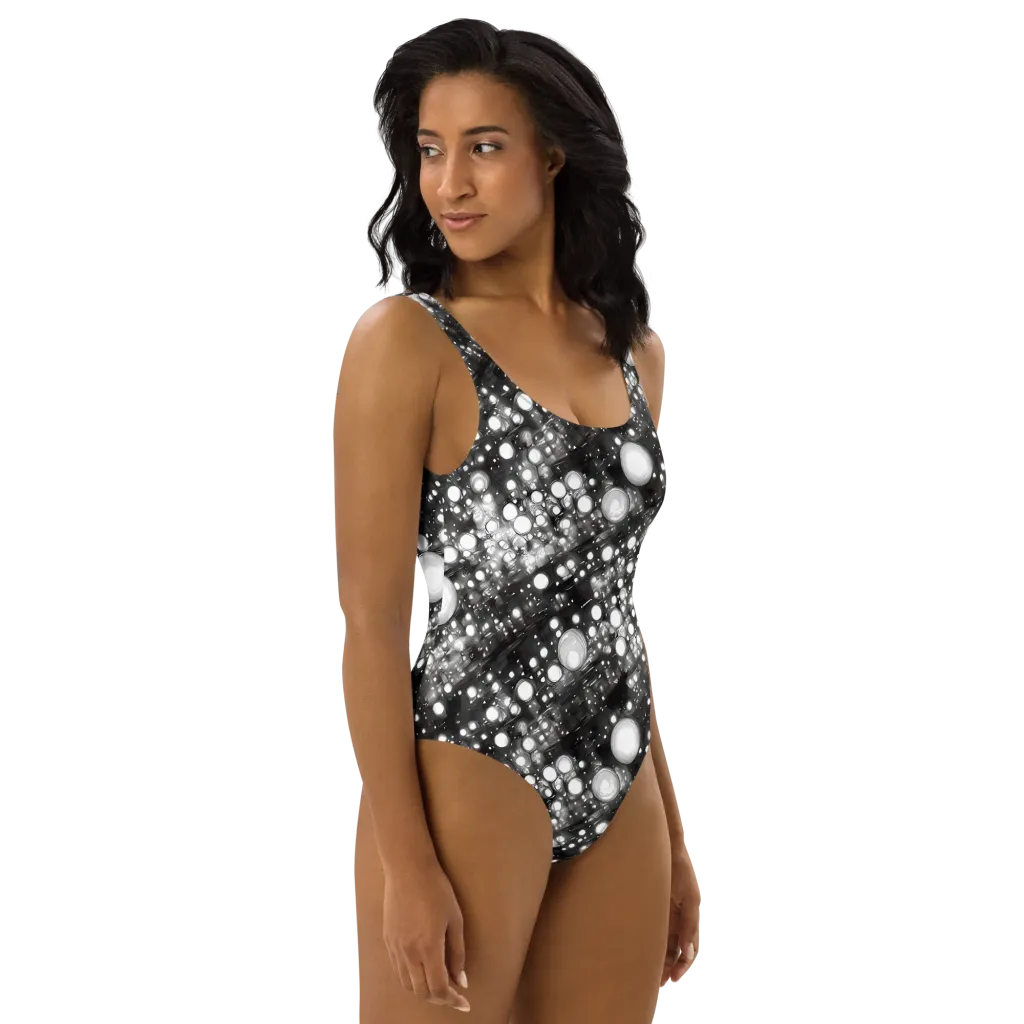 Cosmic Cell on One-Piece Swimsuit — Right