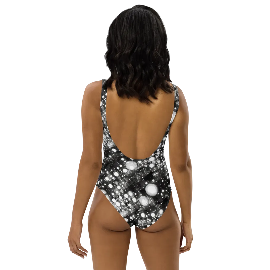 Cosmic Cell on One-Piece Swimsuit — Back