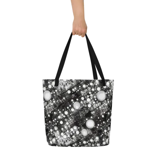 Cosmic Cell on a Large Tote Bag W/ Pocket