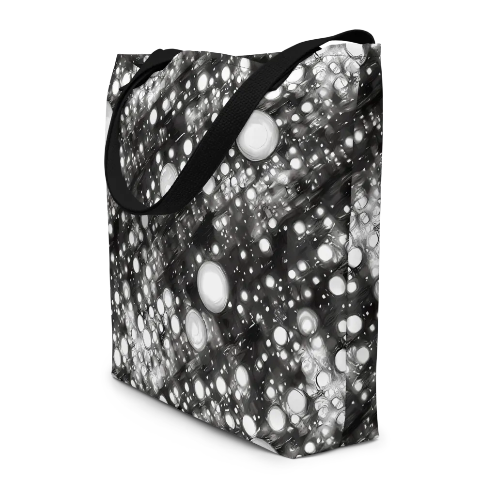 Cosmic Cell on Large Tote Bag W/ Pocket — Front