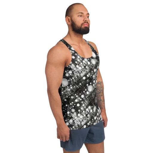 Cosmic Cell on a Men's Tank Top