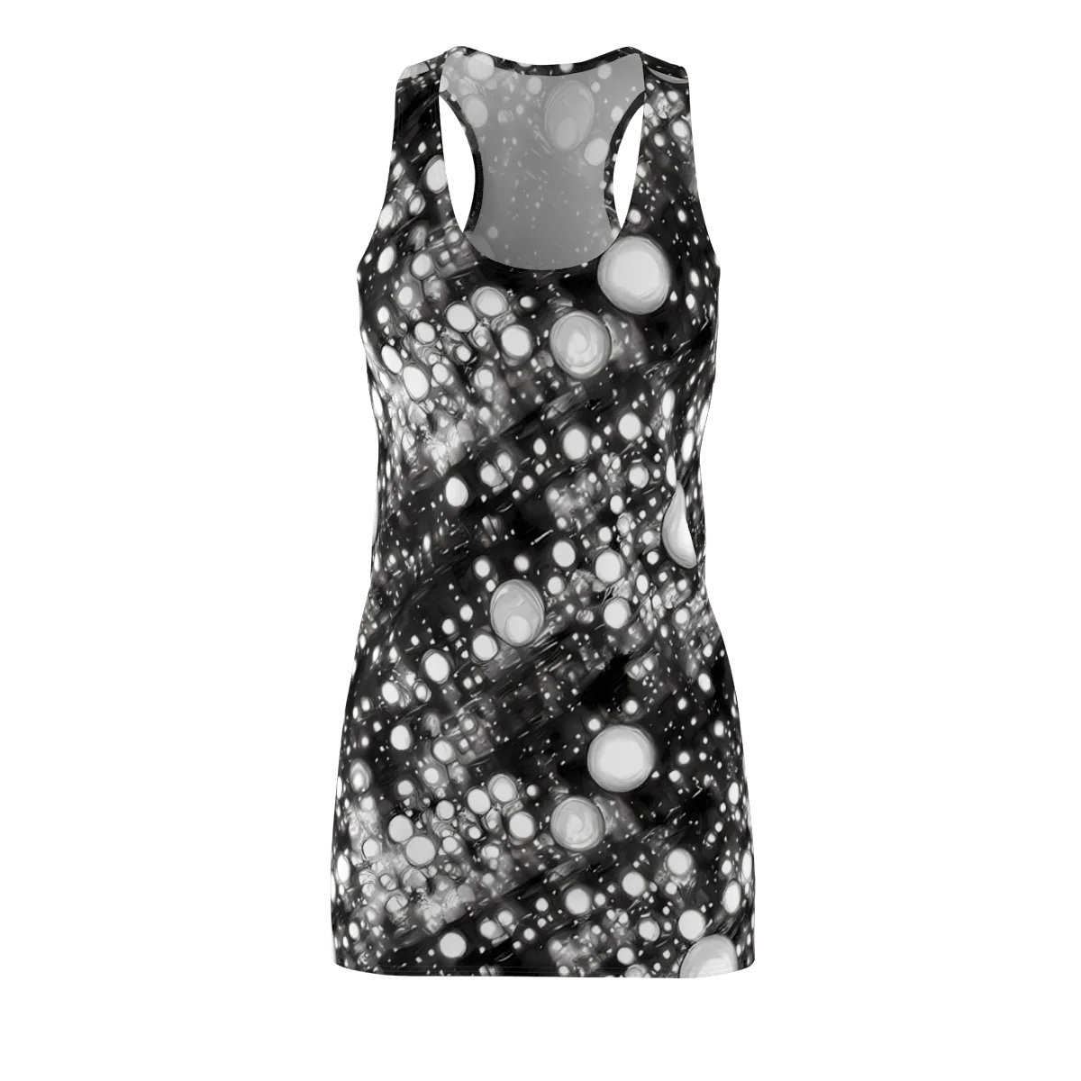 Cosmic Cell on Racerback Dress — Front