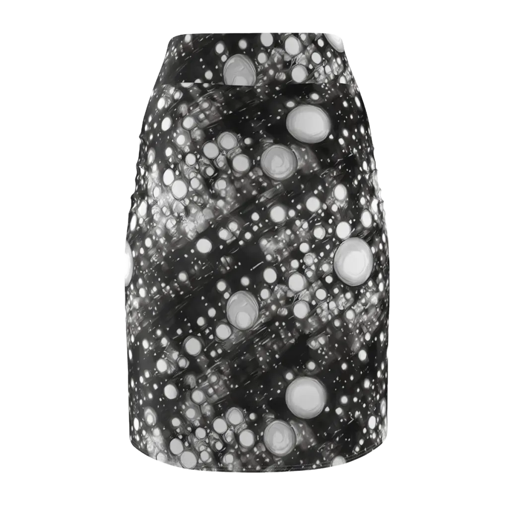 Cosmic Cell on Pencil Skirt — Back
