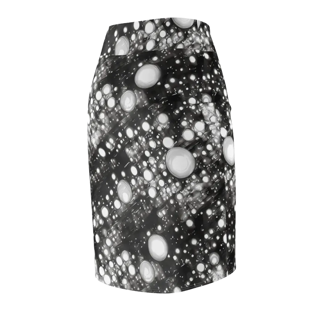 Cosmic Cell on Pencil Skirt — Back Side