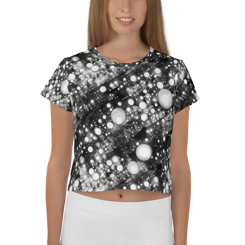 Cosmic Cell on Crop Tee — Front