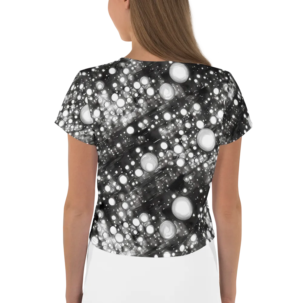 Cosmic Cell on Crop Tee — Back