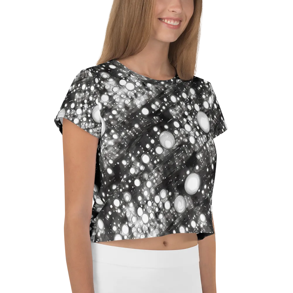 Cosmic Cell on Crop Tee — Right