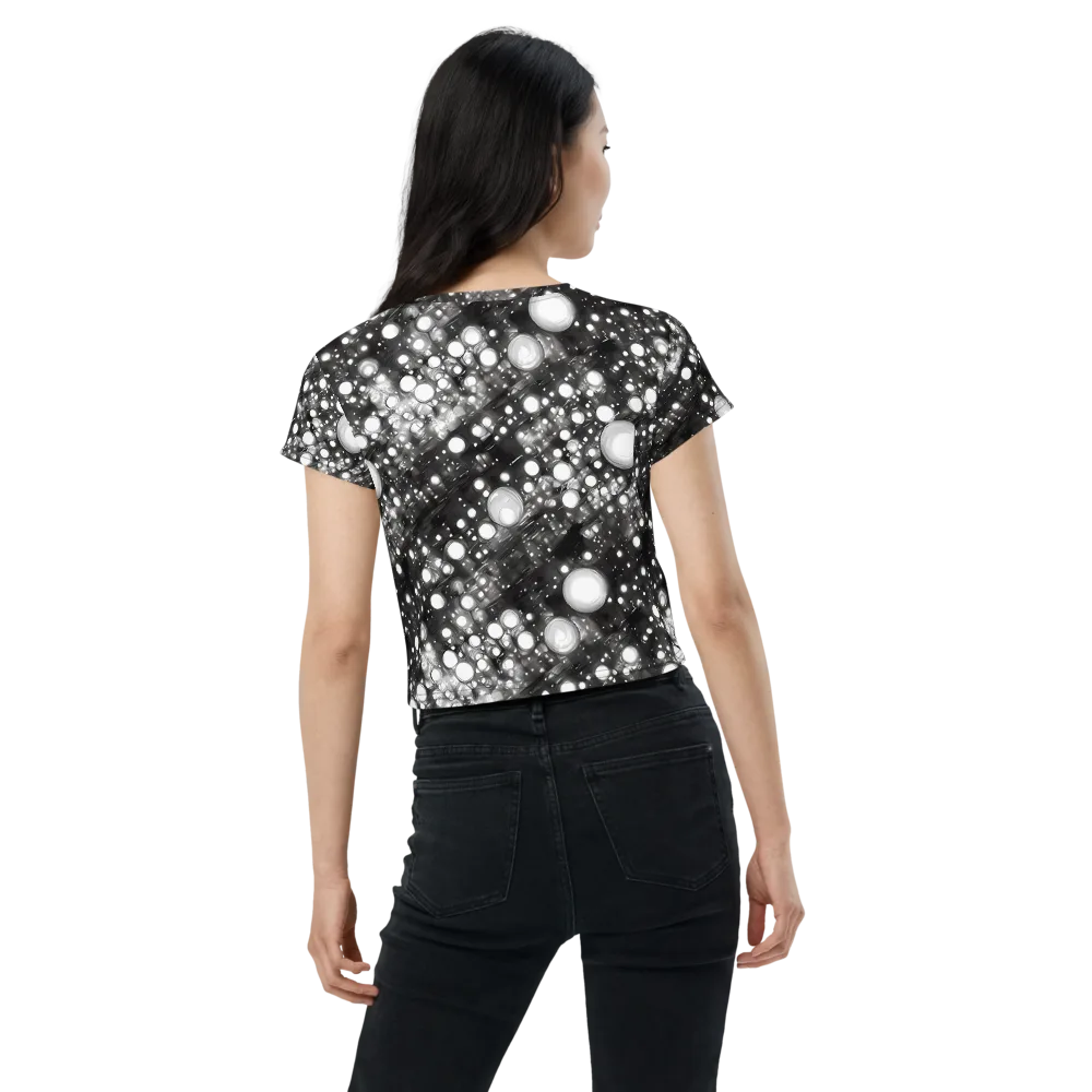 Cosmic Cell on Crop Tee — Back
