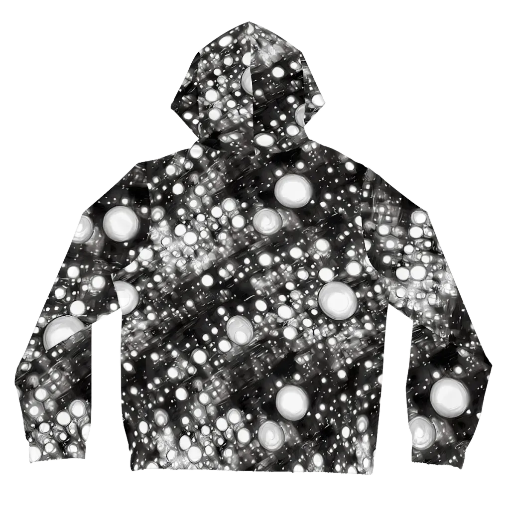 Cosmic Cell on Women's Full-Zip Hoodie — Back