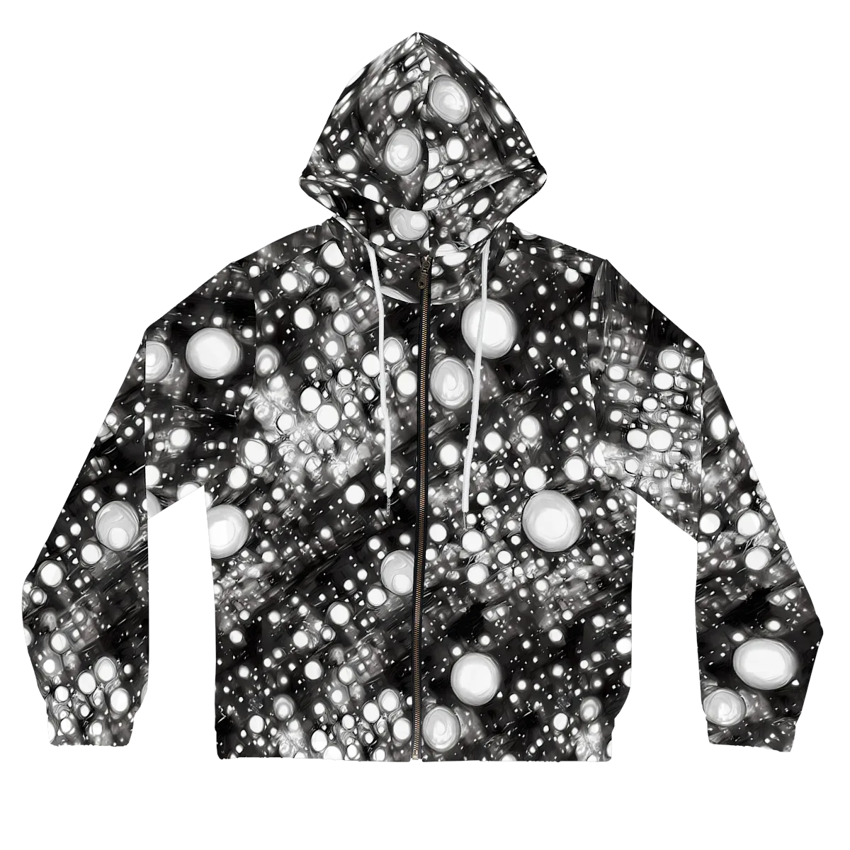 Cosmic Cell on Women's Full-Zip Hoodie — Front