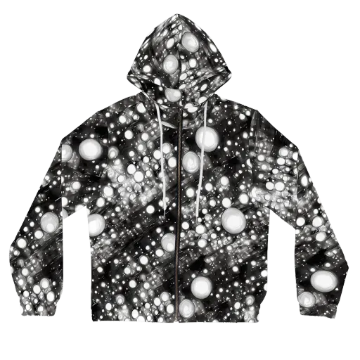 Cosmic Cell on a Women's Full-Zip Hoodie