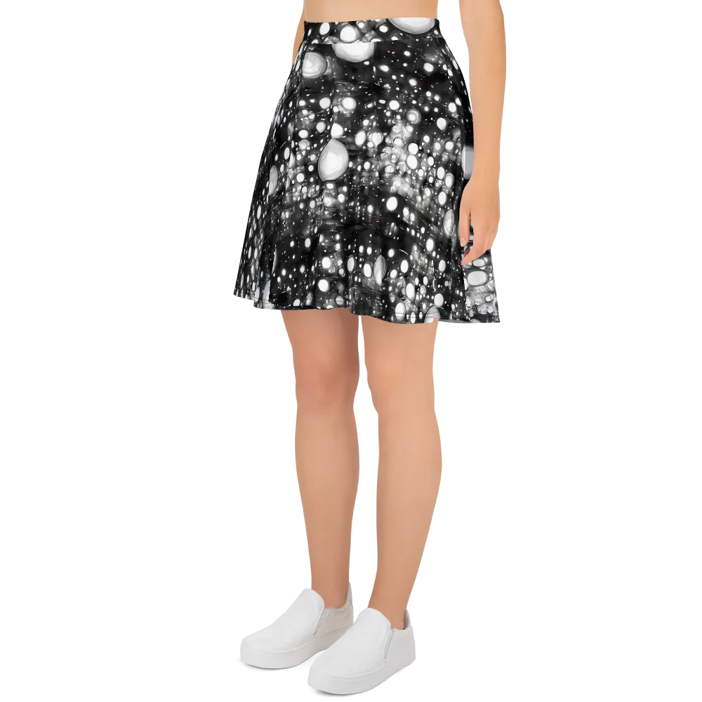 Cosmic Cell on Skater Skirt — Left