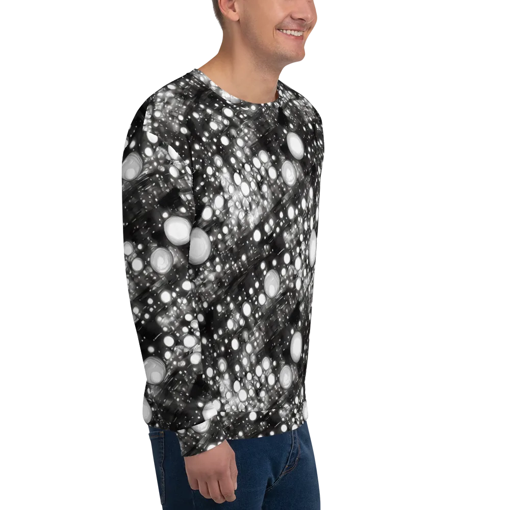 Cosmic Cell on Sweatshirt — Right Front