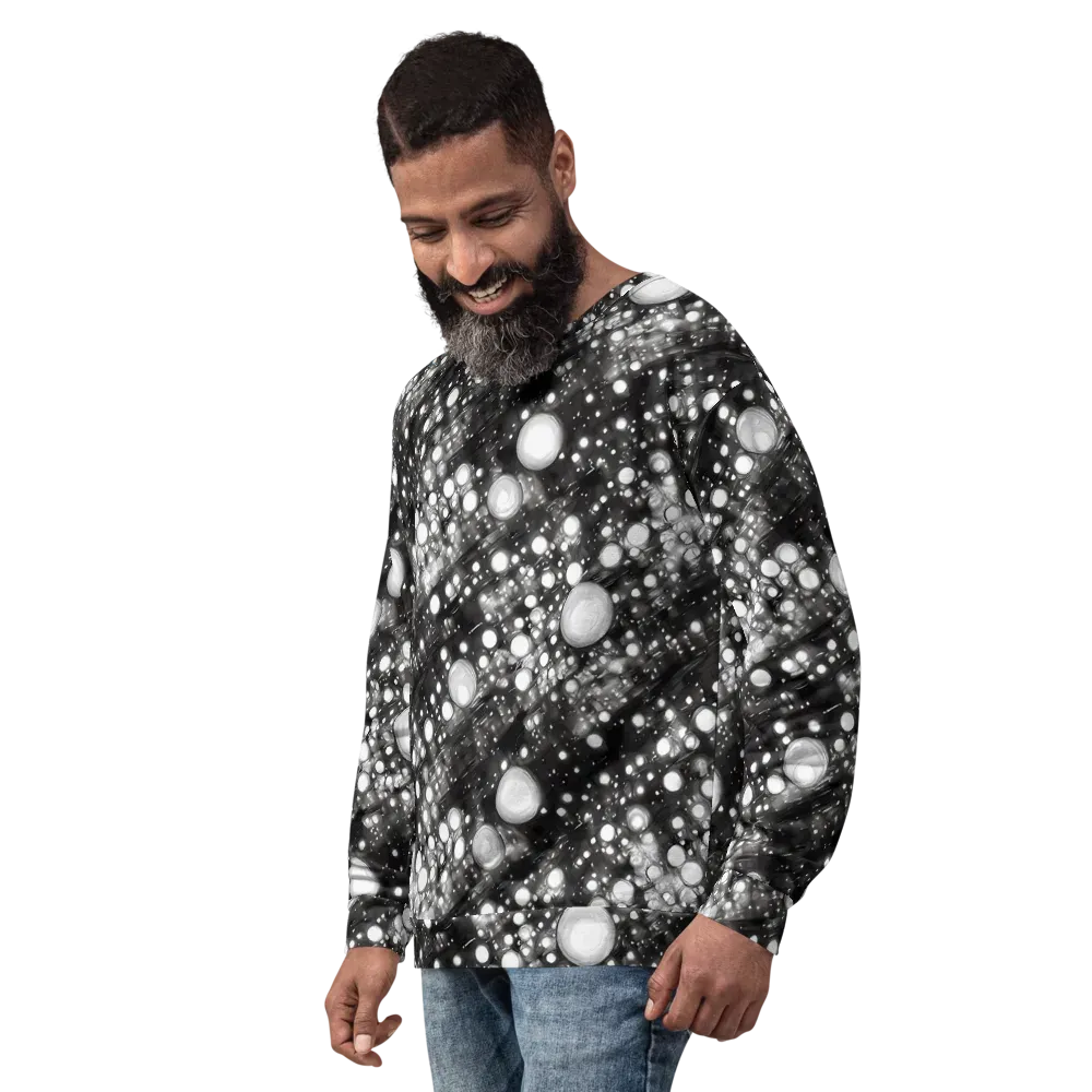 Cosmic Cell on Sweatshirt — Left Front