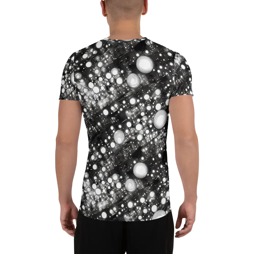 Cosmic Cell on Men's Athletic T-Shirt — Back