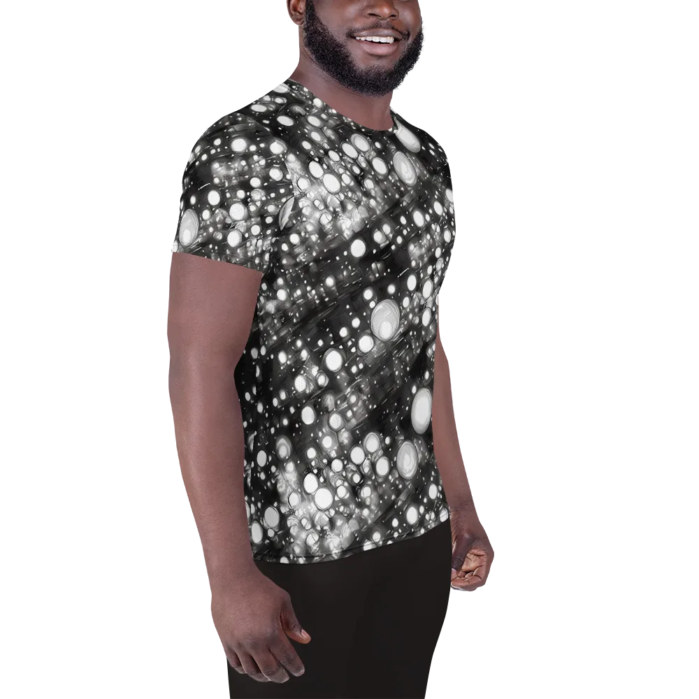 Cosmic Cell on Men's Athletic T-Shirt — Right